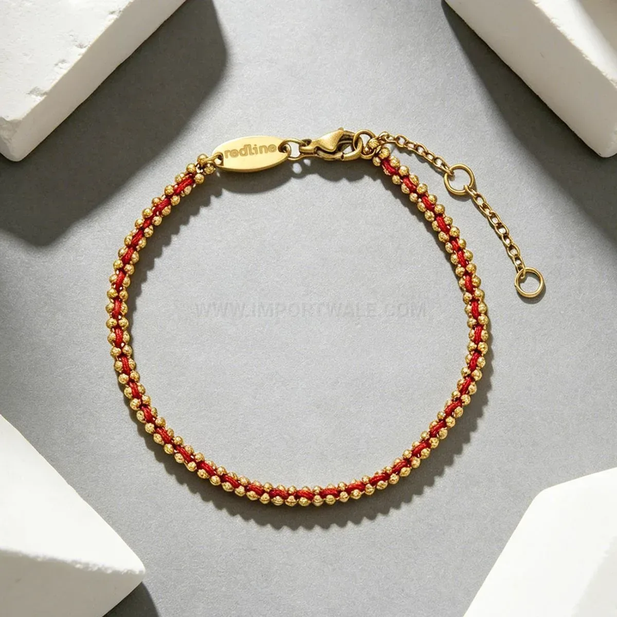 Stylish Minimalist Woven Cord Stainless Steel Bracelet With Vacuum Plating