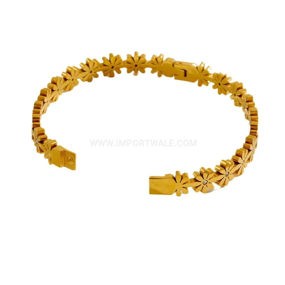 Classic Stainless Steel Daisy Flower Jewelry Set