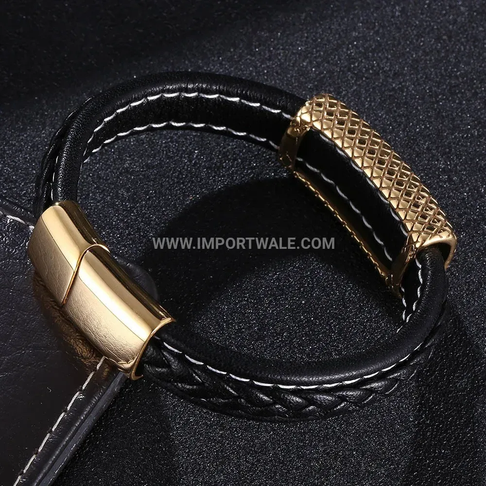 Scallop Shell Open C-Shape Stainless Steel Cuff Bracelet