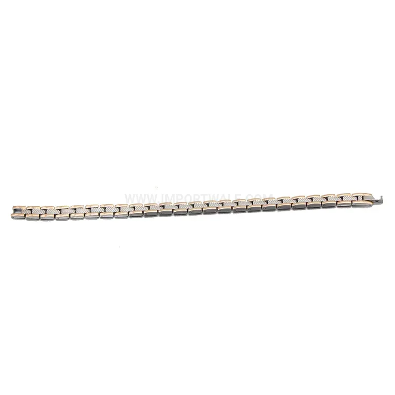 Fashion Minimalist Stainless Steel Rose Gold Bio Magnetic Bracelet for Women