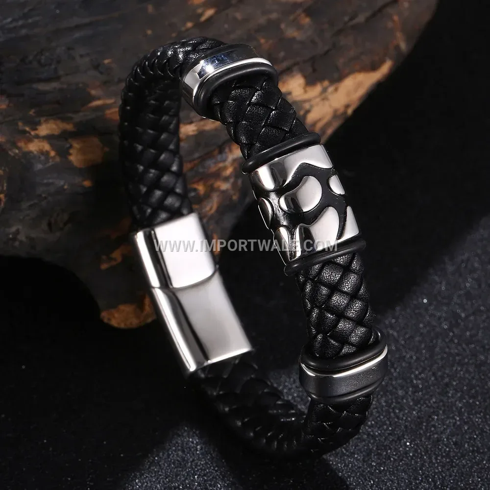Woven Stainless Steel Mesh Belt Strap Bracelet