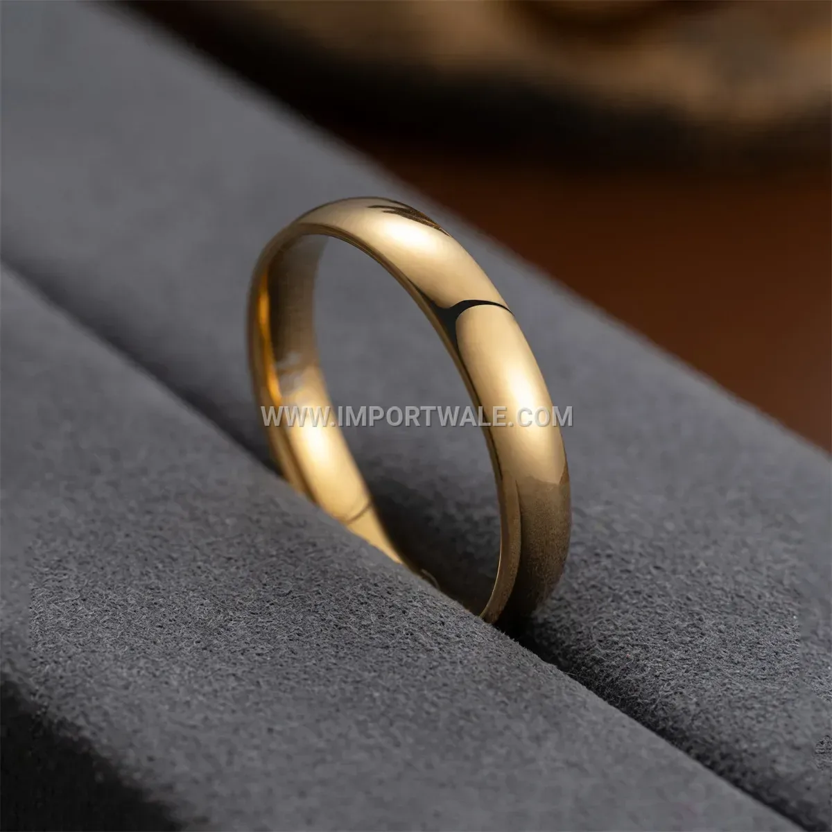 Minimalist Engraved Stainless Steel Band Ring