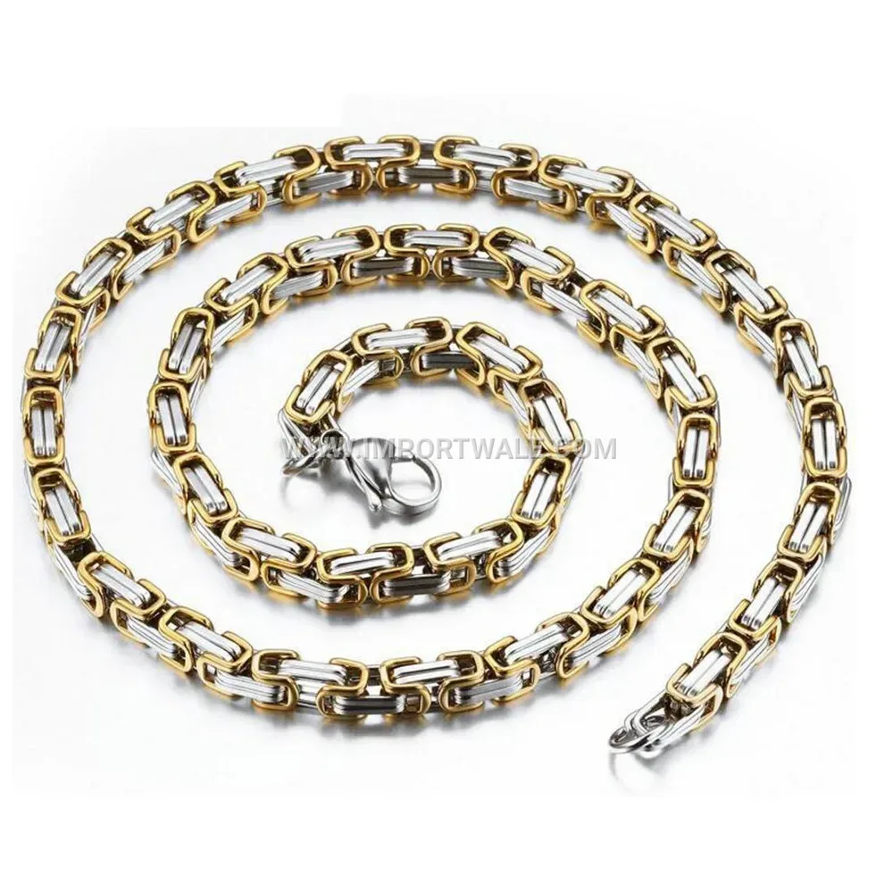 Men's Premium Stainless Steel Paperclip Link Chain Necklace
