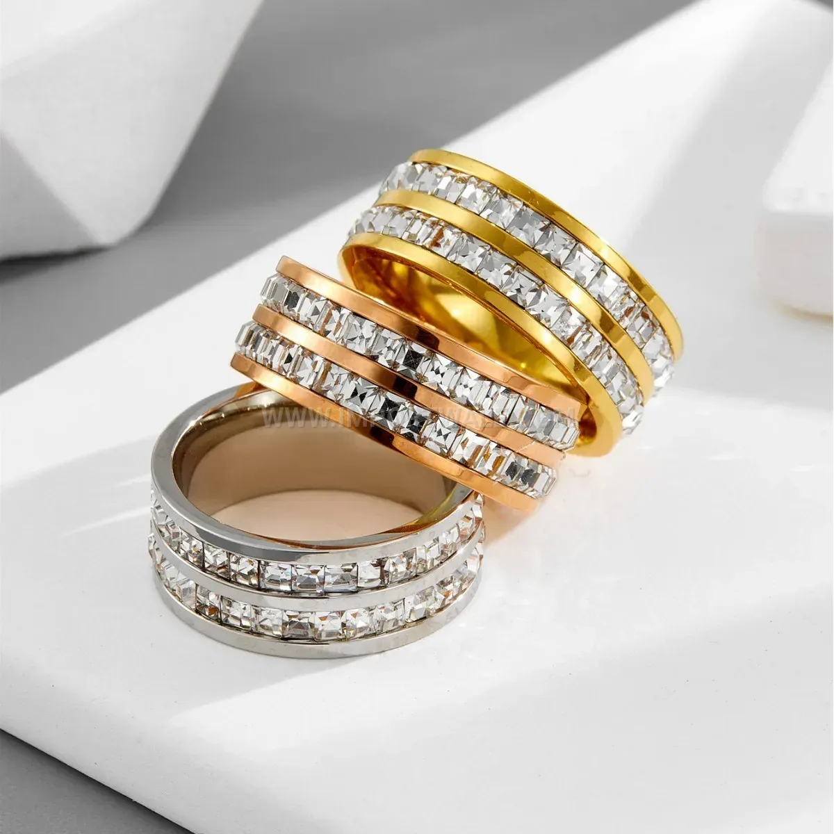Sleek Minimalist Titanium Steel Band Ring