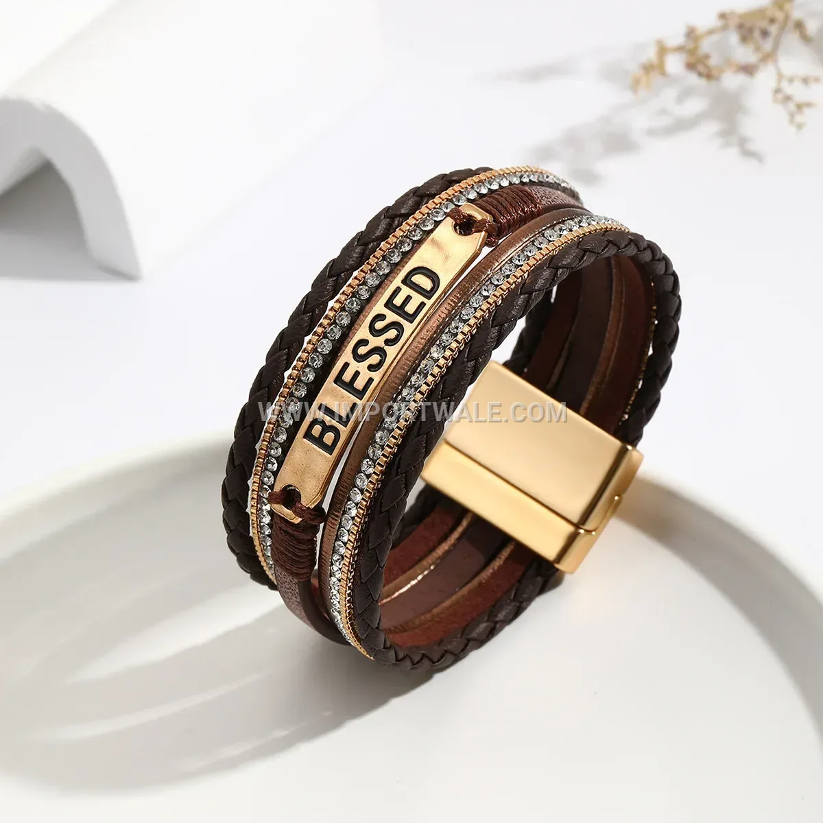Bohemian Multi-Layer Alloy Leather Wrap Bracelet