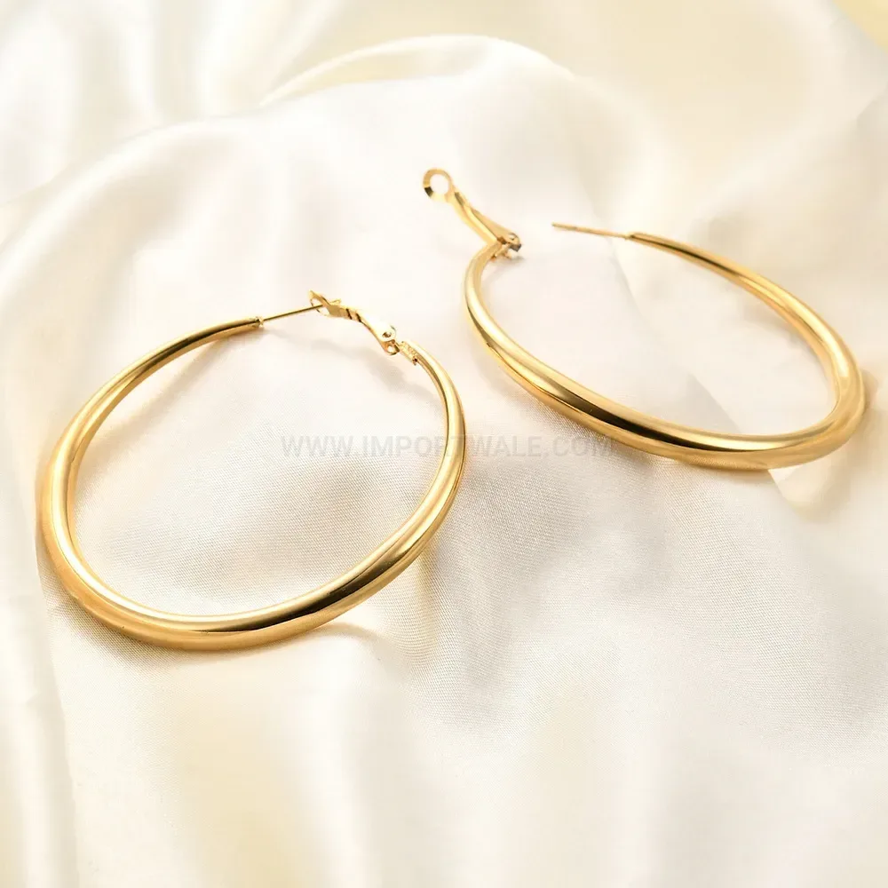 Elegant Minimalist Teardrop Stainless Steel Statement Earrings