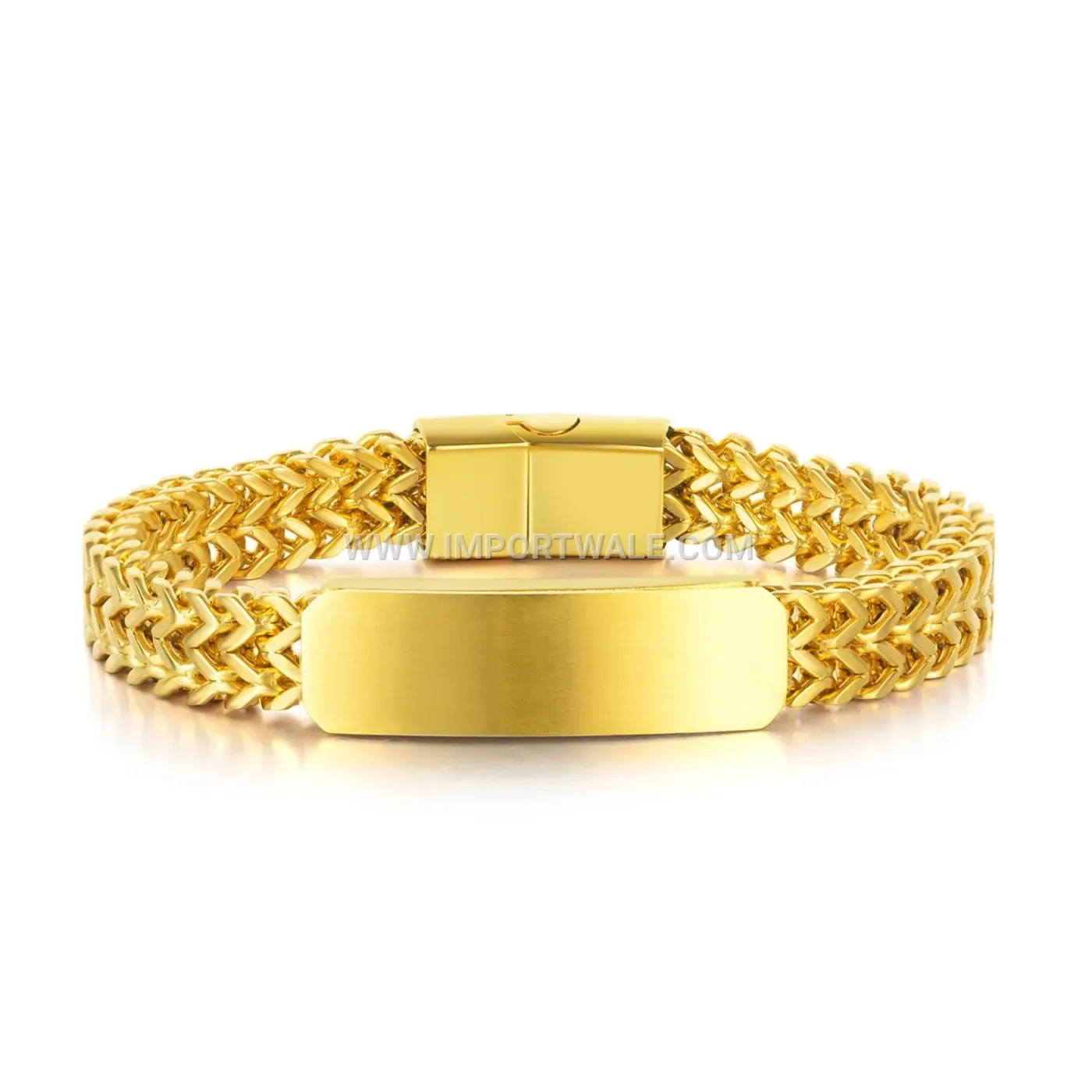 Men's 316L Stainless Steel Bracelet with Magnetic Clasp