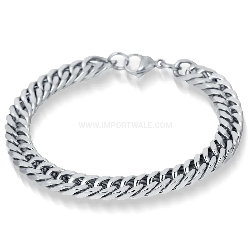 Vintage Streetwear Cuban Chain Titanium Steel Bracelet