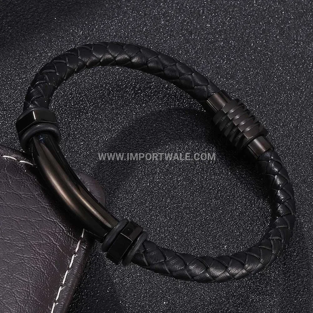 Sleek Hexagonal Stainless Steel Bangle Bracelet with Magnetic Clasp
