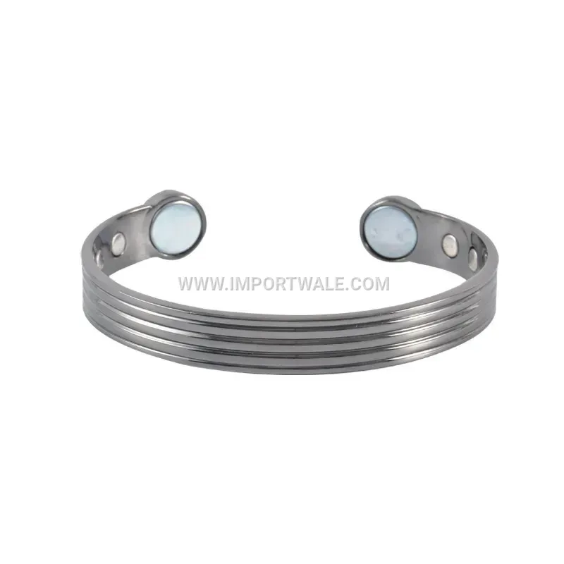 Unisex Vintage Titanium Steel Magnetic Energy Bracelet