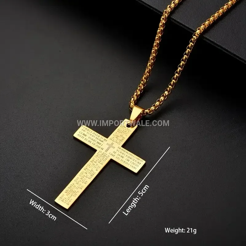 Minimalist Dragon Pattern Titanium Steel Snake Chain Necklace