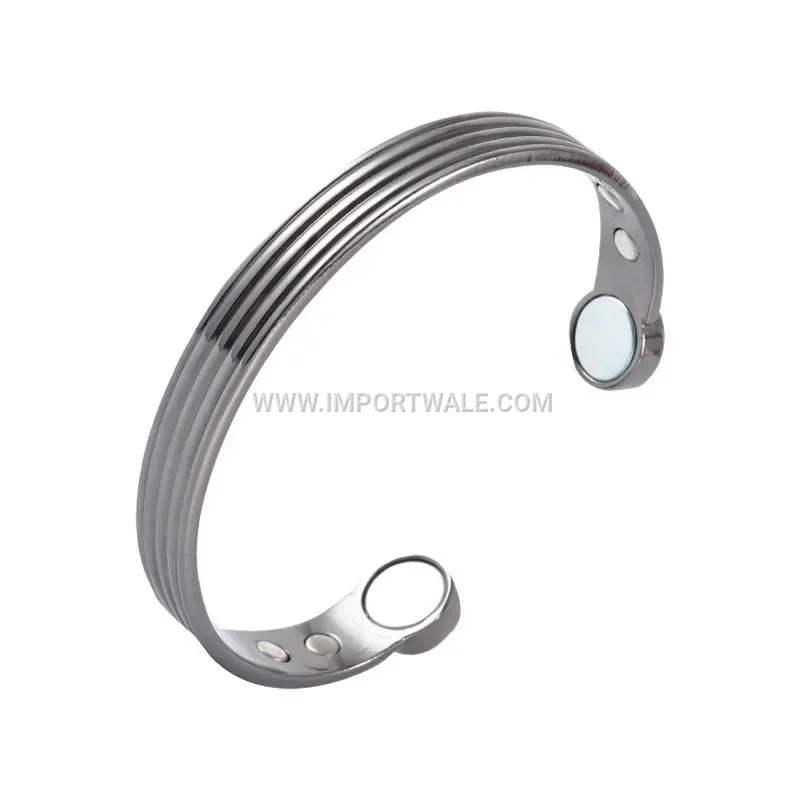 Unisex Vintage Titanium Steel Magnetic Energy Bracelet