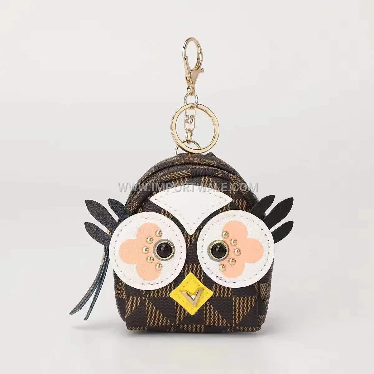 Mini Owl Shaped Headphone and Key Holder Pouch