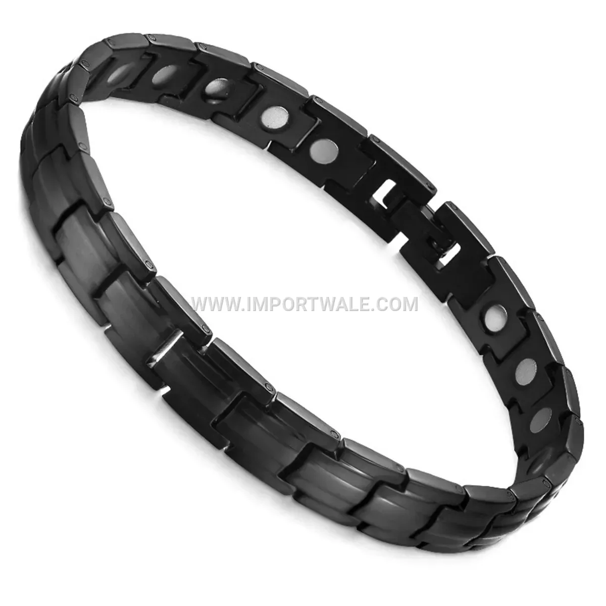 Minimalist Geometric Stainless Steel Magnetic Bracelet