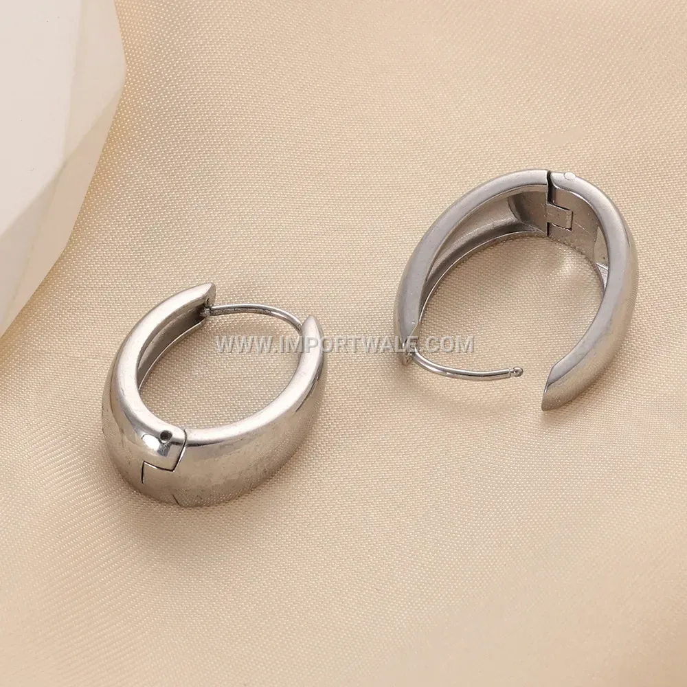 Twisted Irregular Geometric Stainless Steel Stud Earrings