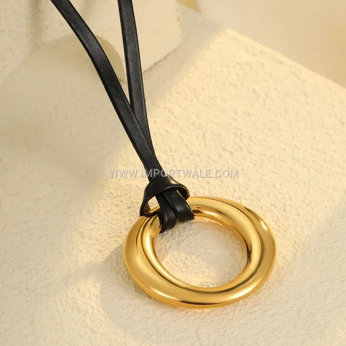 Gold Plated Stainless Steel Heart Pendant Necklace