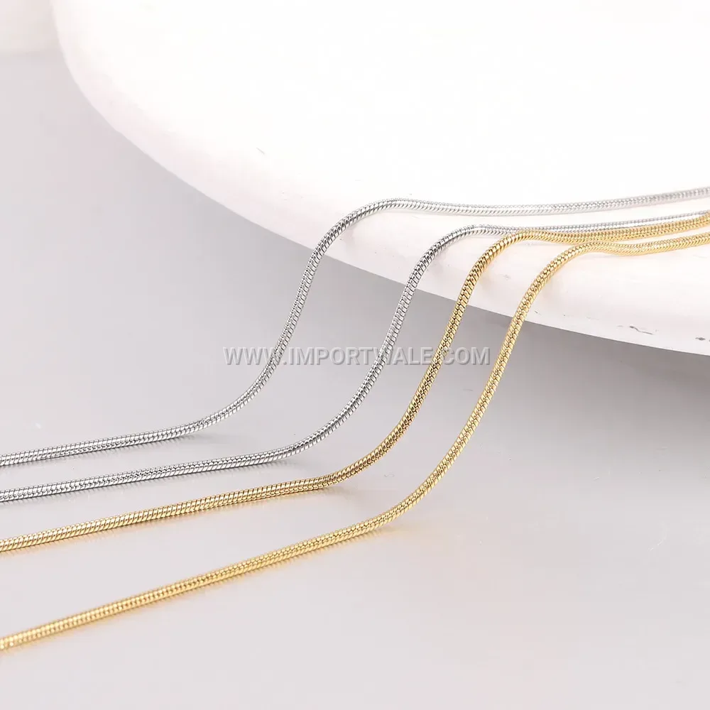 Hollow Teardrop Pendant Snake Chain Stainless Steel Choker Necklace