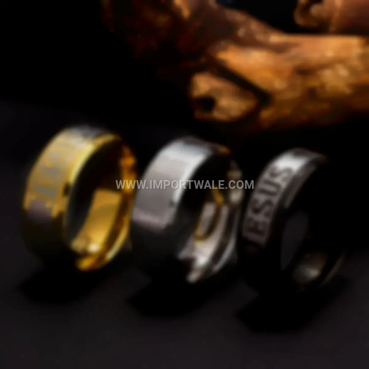 Minimalist Stainless Steel Cross Motif Ring