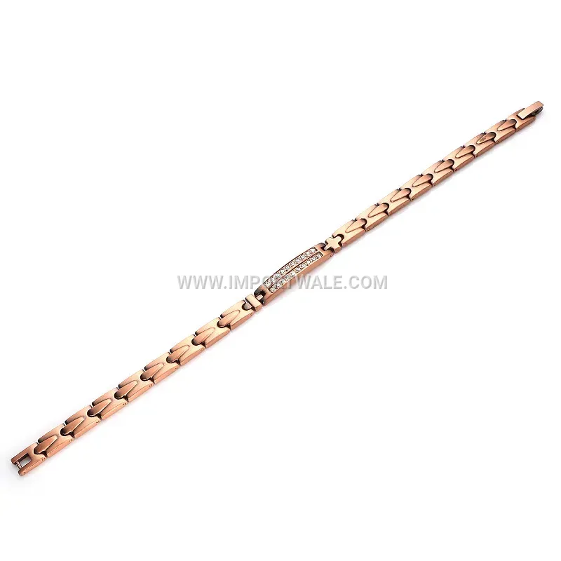 Geometric Copper Bio Magnetic Therapy Bracelet