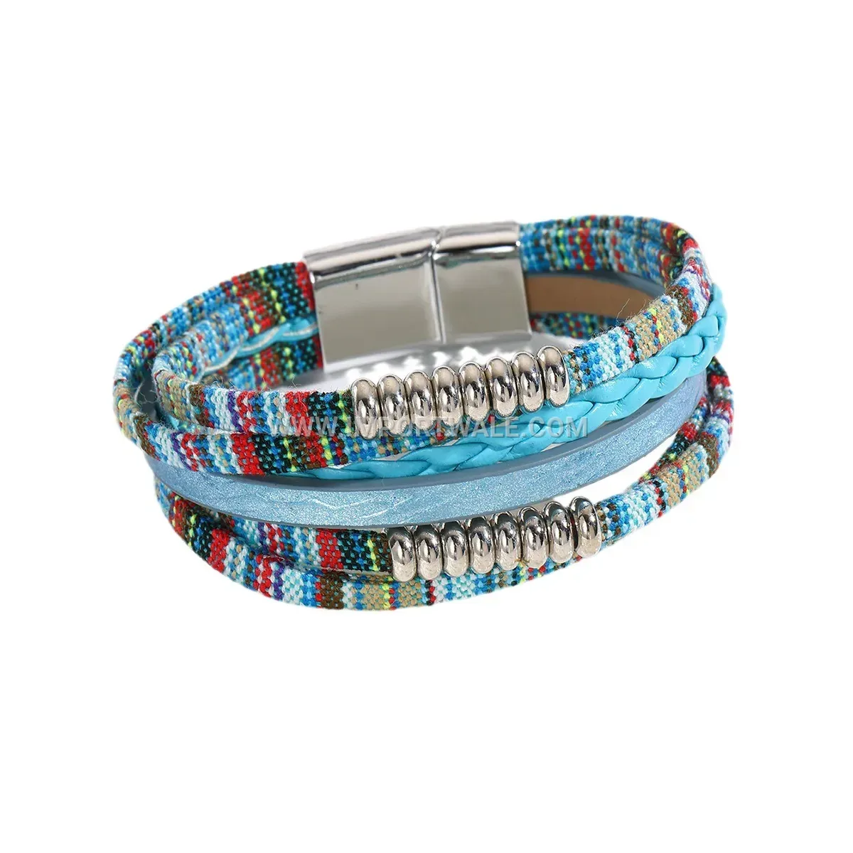 Minimalist Multi-Strand Faux Leather Bohemian Wrap Bracelet