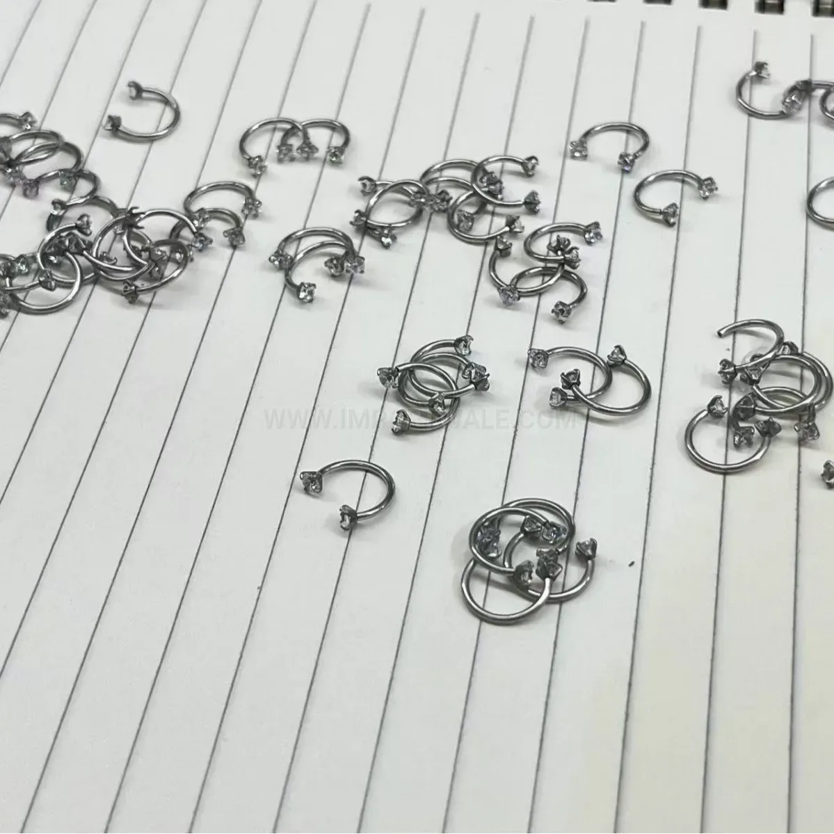 Elegant Sleek Seamless 316 Surgical Stainless Steel Horseshoe Piercing Ring
