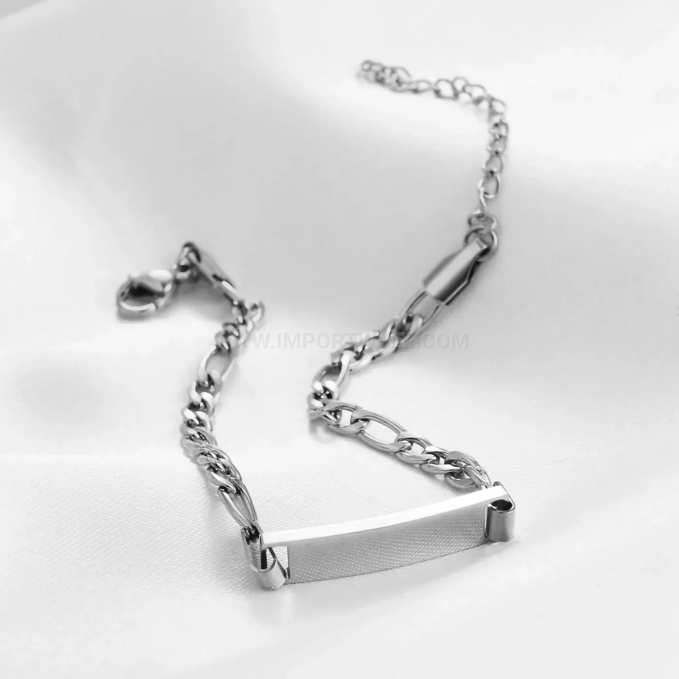 Children's Adjustable Smooth Bar Stainless Steel Bracelet