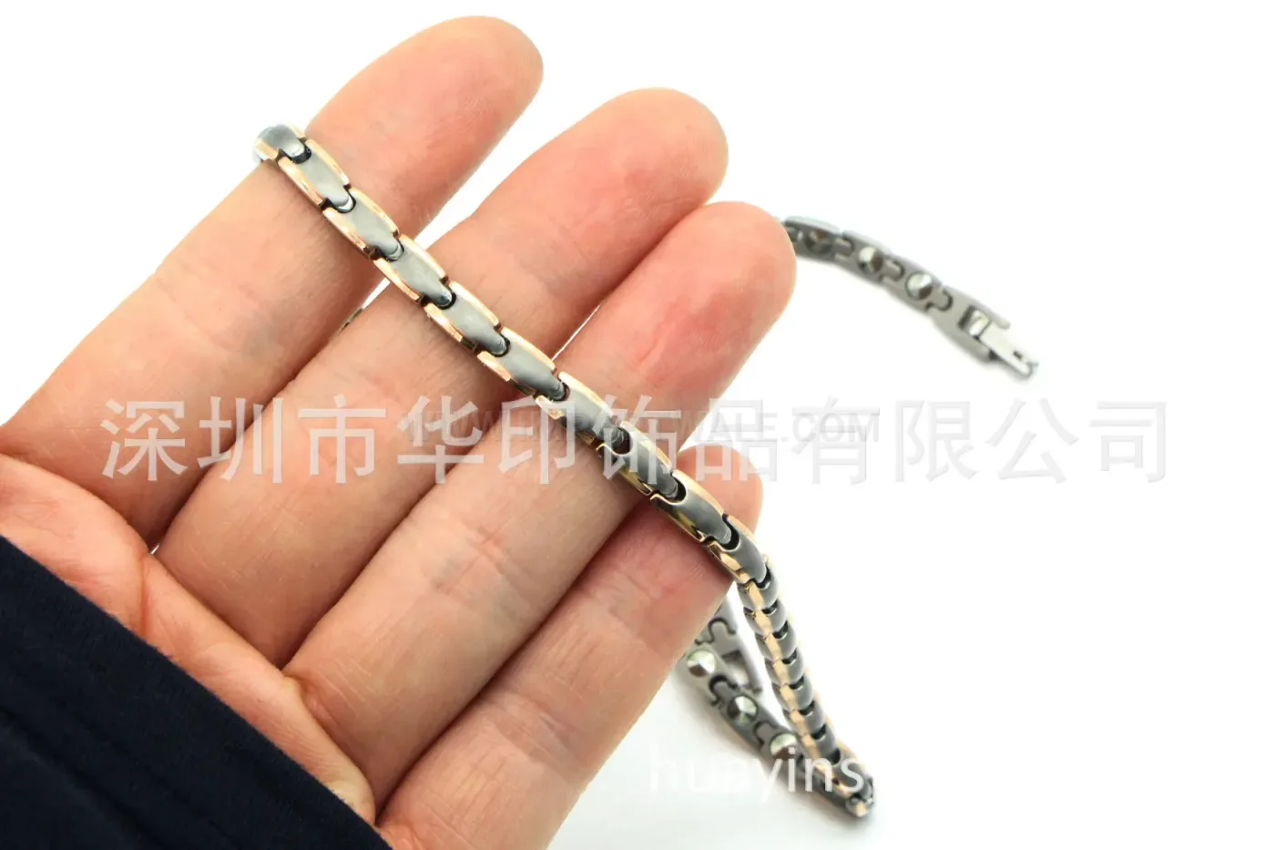 Bold Sleek Matte Titanium Bio Magnetic Necklace For Women