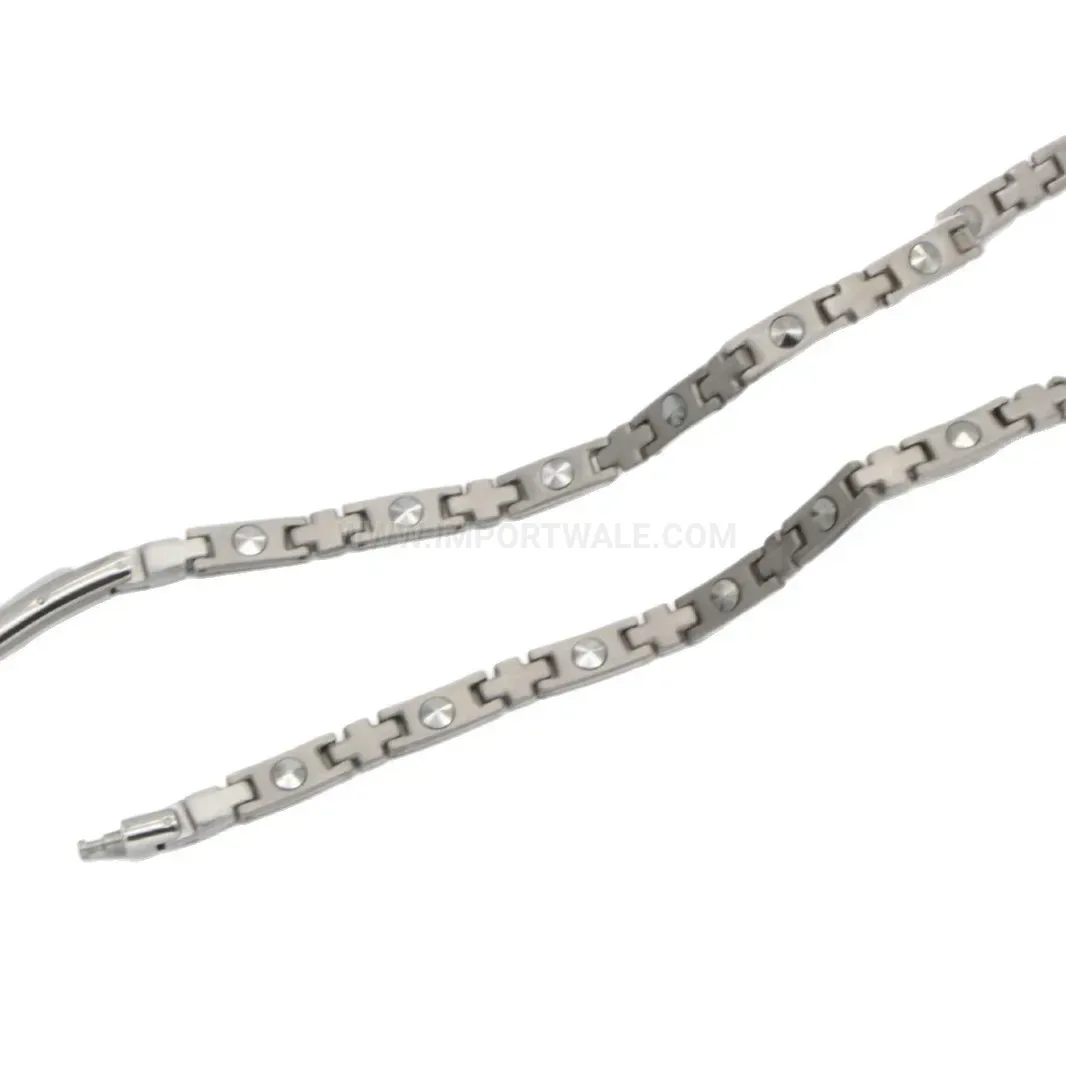 Designer Pure Titanium Bio Magnetic Germanium Pendant Necklace