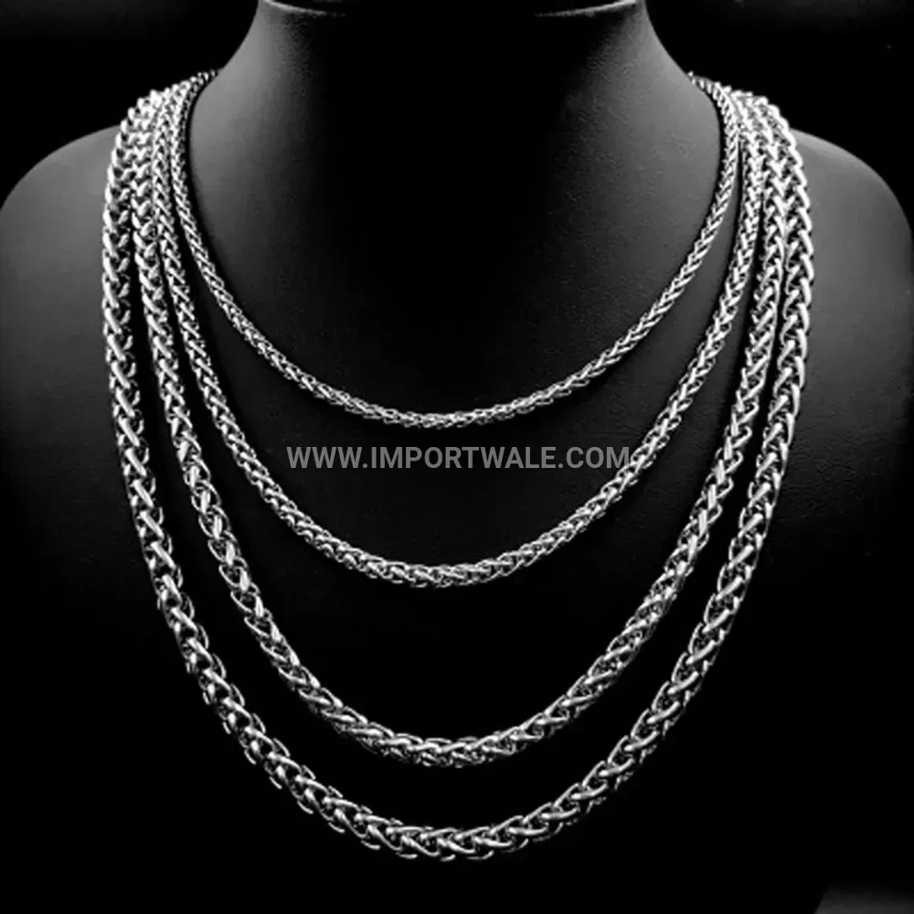 Heavy Stainless Steel Keel Dragon Bone Chain Necklace