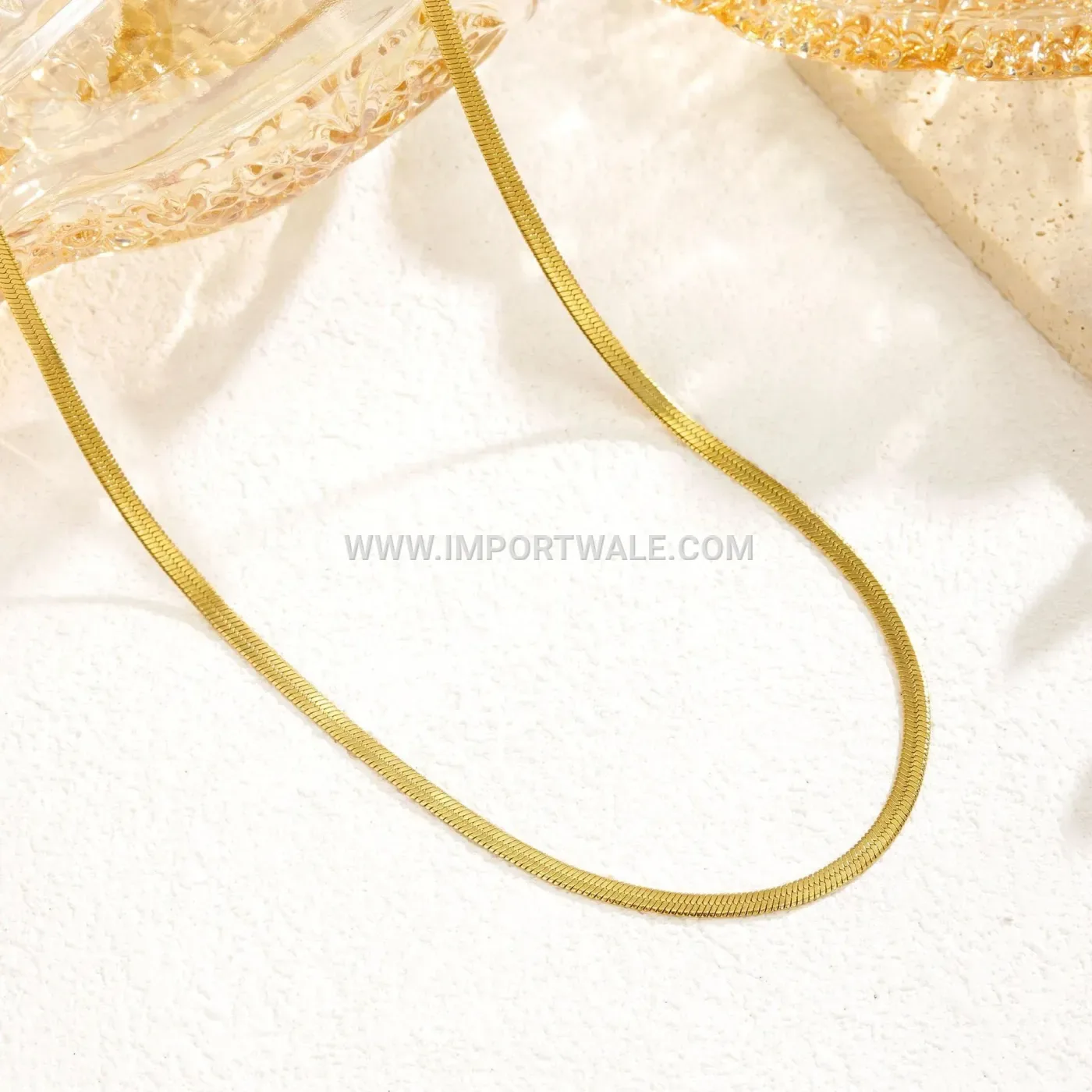 Sleek Blade Chain Stainless Steel Premium Anti Tarnish Anklet