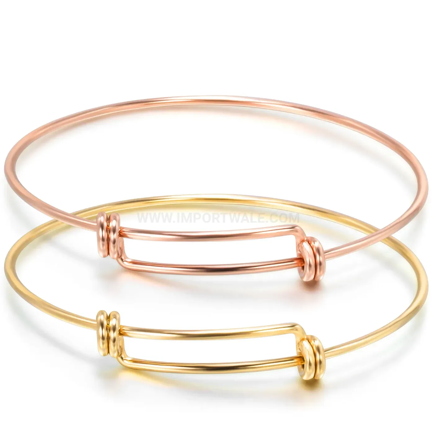 Chic Minimalist Adjustable Titanium Stainless Steel Bangle Bracelet