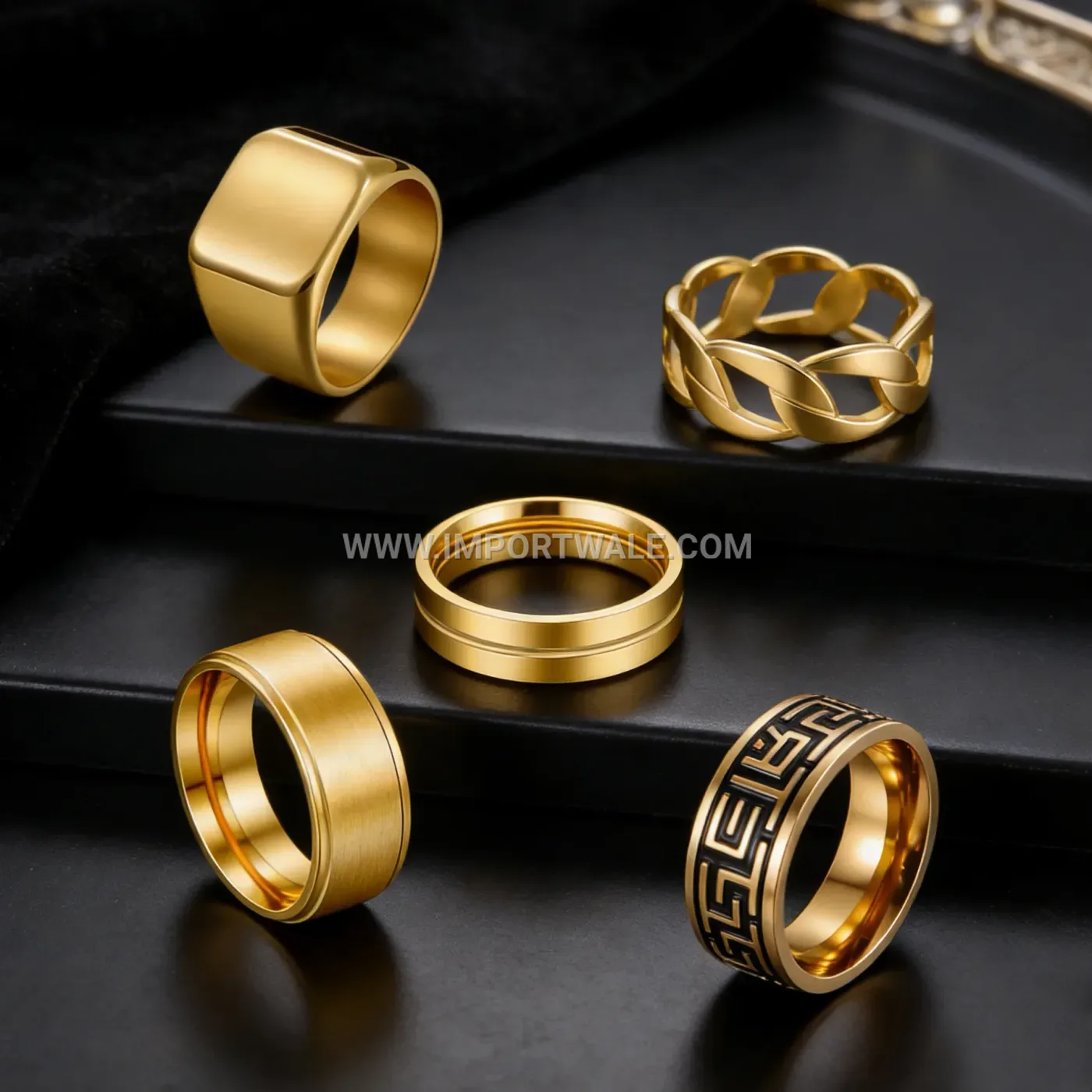 Minimalist Stainless Steel Stackable Ring Set