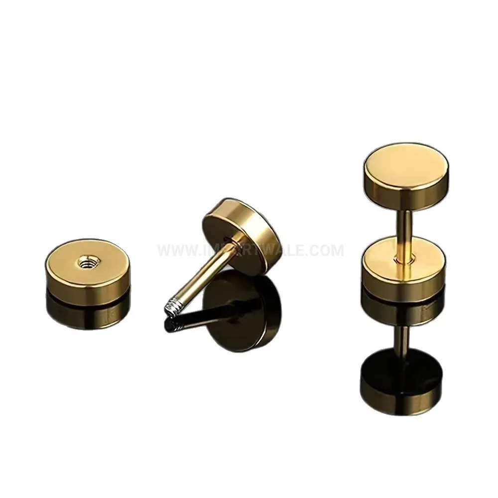 Premium Minimalist Stainless Steel Geometric Huggie Hoop Earring Set