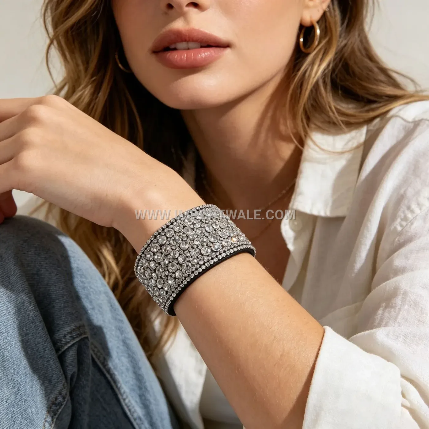 Bohemian Multi-Layer Leather Cord Heart Bracelet With Magnetic Clasp