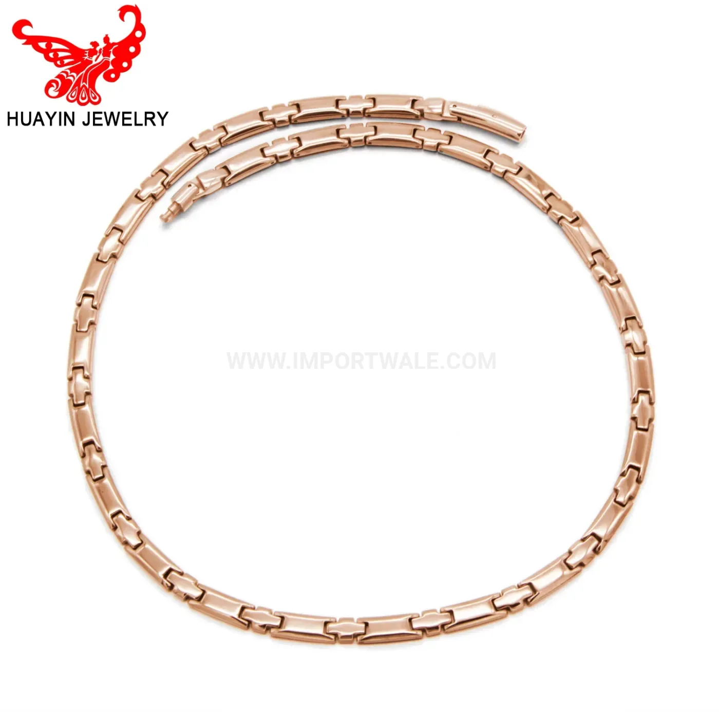Designer Pure Titanium Bio Magnetic Germanium Pendant Necklace