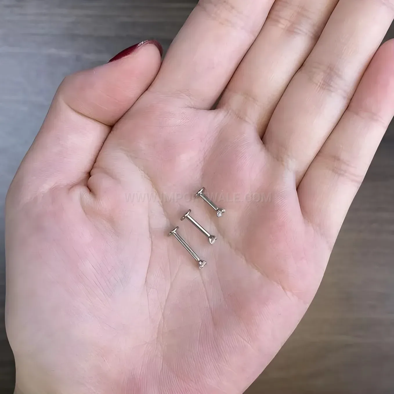 Elegant Stainless Steel Sparkling Zircon Tassel Belly Button Piercing Set