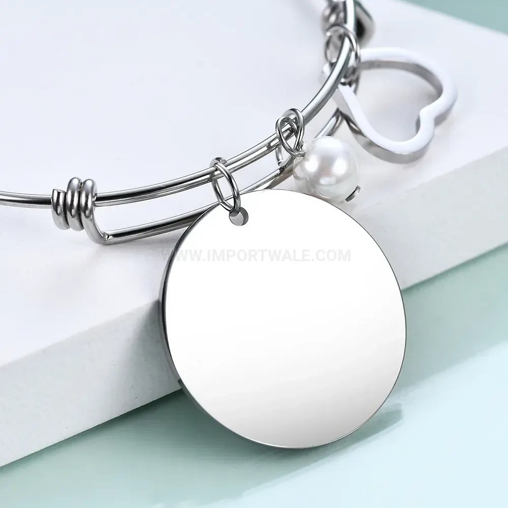 Designer Adjustable Expanding Stainless Steel Wire Bangle