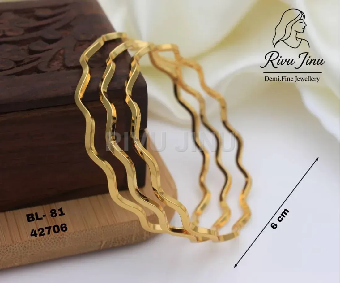 Refined Stainless Steel Stacking Bangle Set