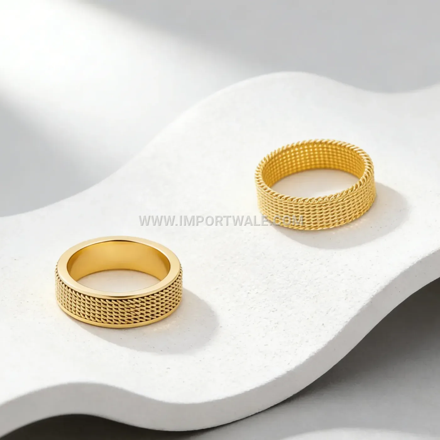 Crown Motif Stainless Steel Band Ring