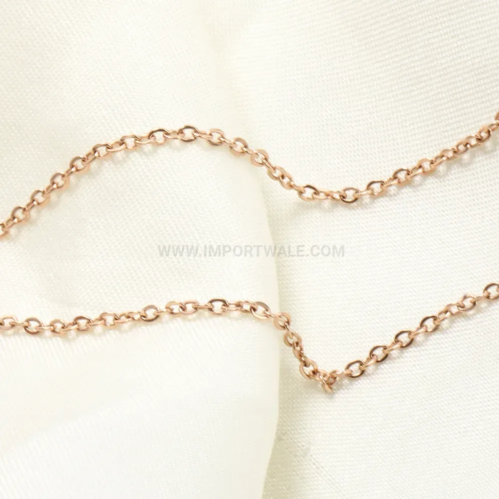 Rhinestone-Paved Stainless Steel Cylinder Pendant Necklace