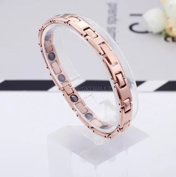 Fashion Tungsten Carbide Bio Magnetic Link Bracelet