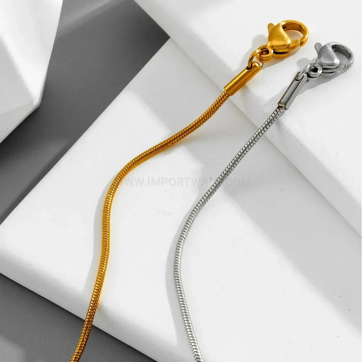 Trendy Minimalist Titanium Steel Snake Chain Bracelet