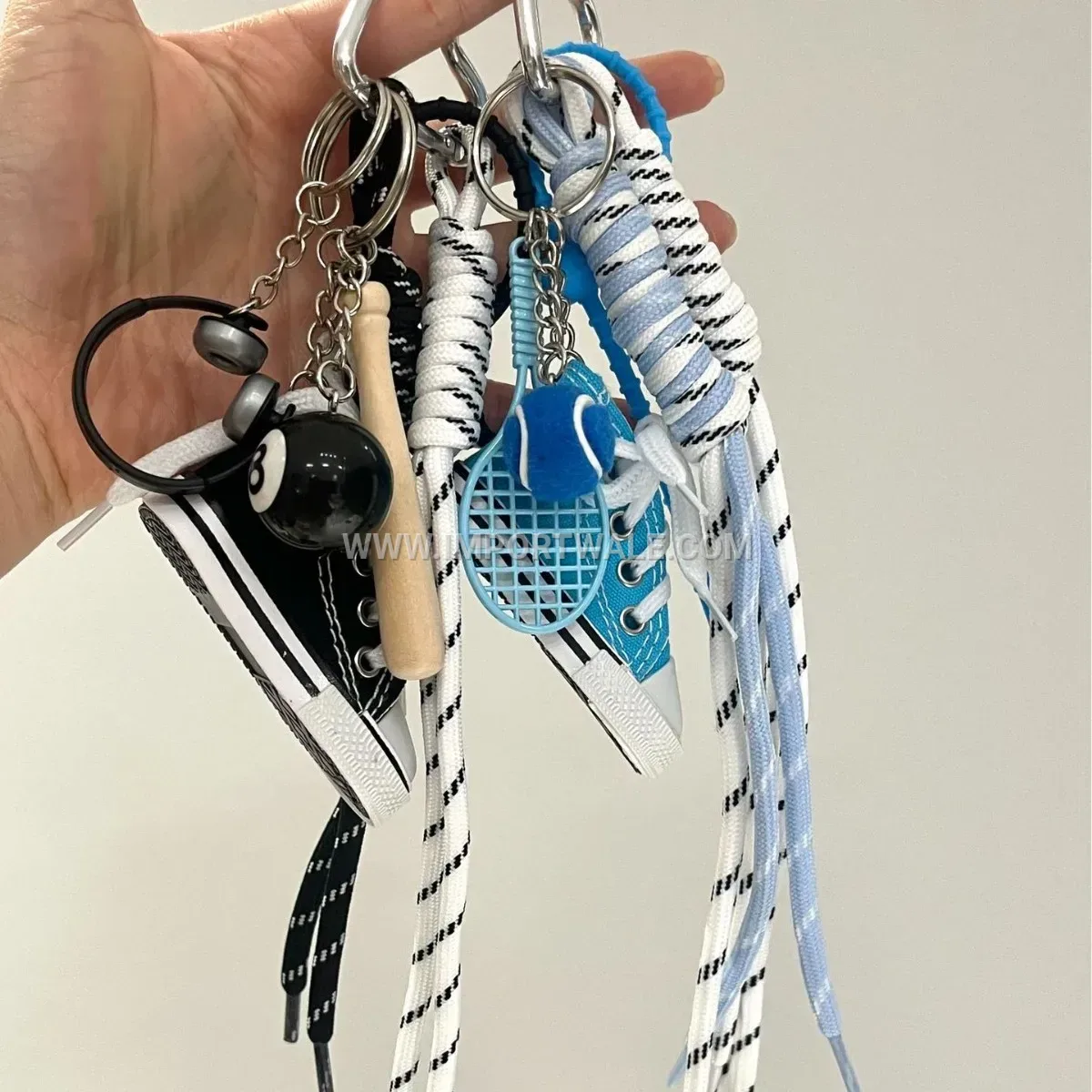 Woven Rope Canvas Shoe Keychain Bag Creative Key chains