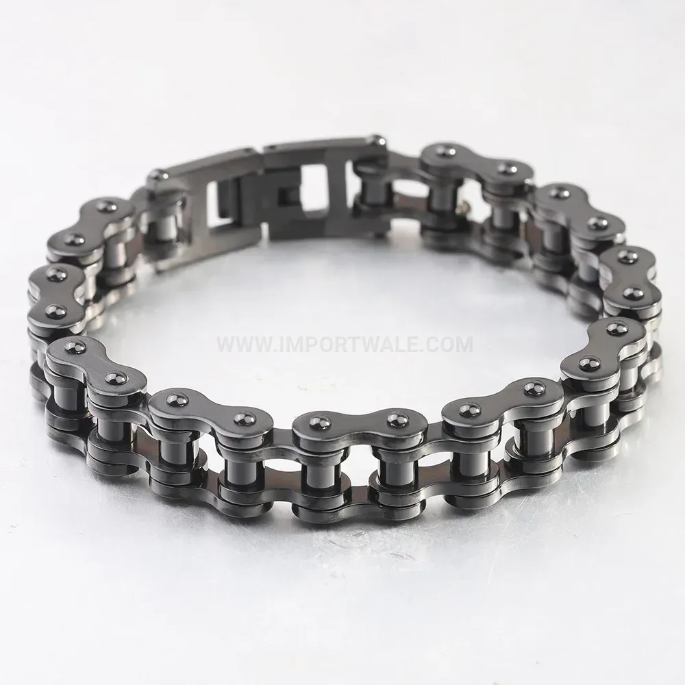 Heavy Stainless Steel Bicycle Chain Link Bracelet