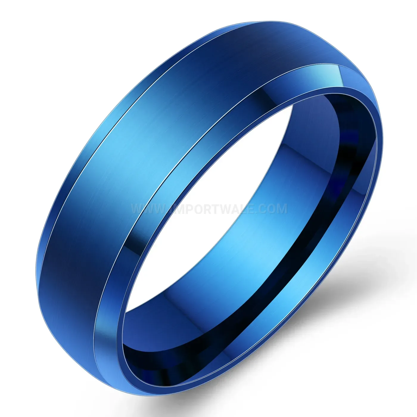 Modern Classic Sleek Stainless Steel 6mm Couple Band Ring