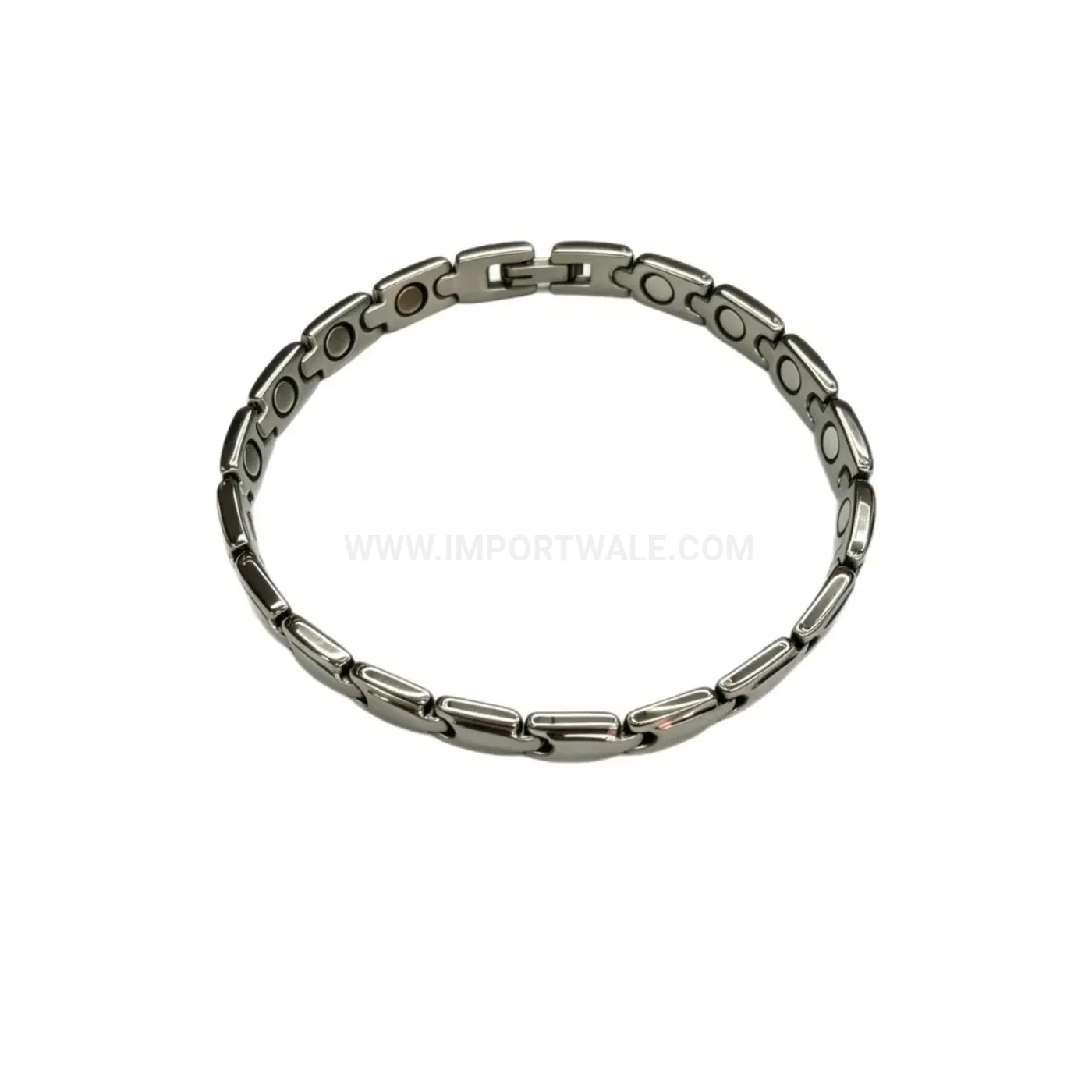 Stylish Minimalist Titanium Steel Magnetic Link Band Bracelet