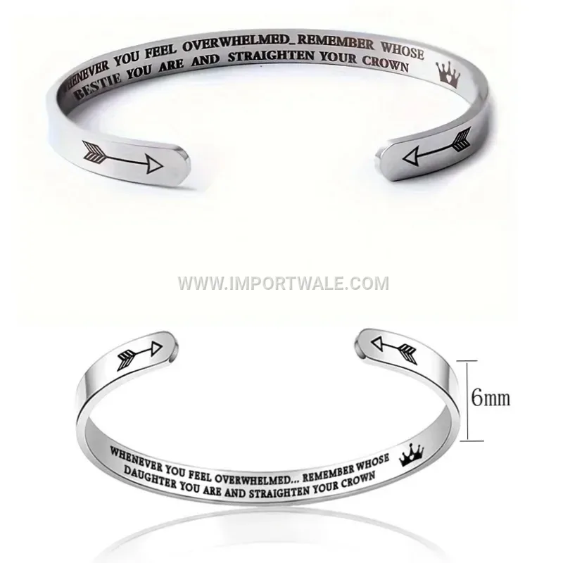Multi-Layer Faux Leather Heart Charm Bracelet with Brushed Clasp