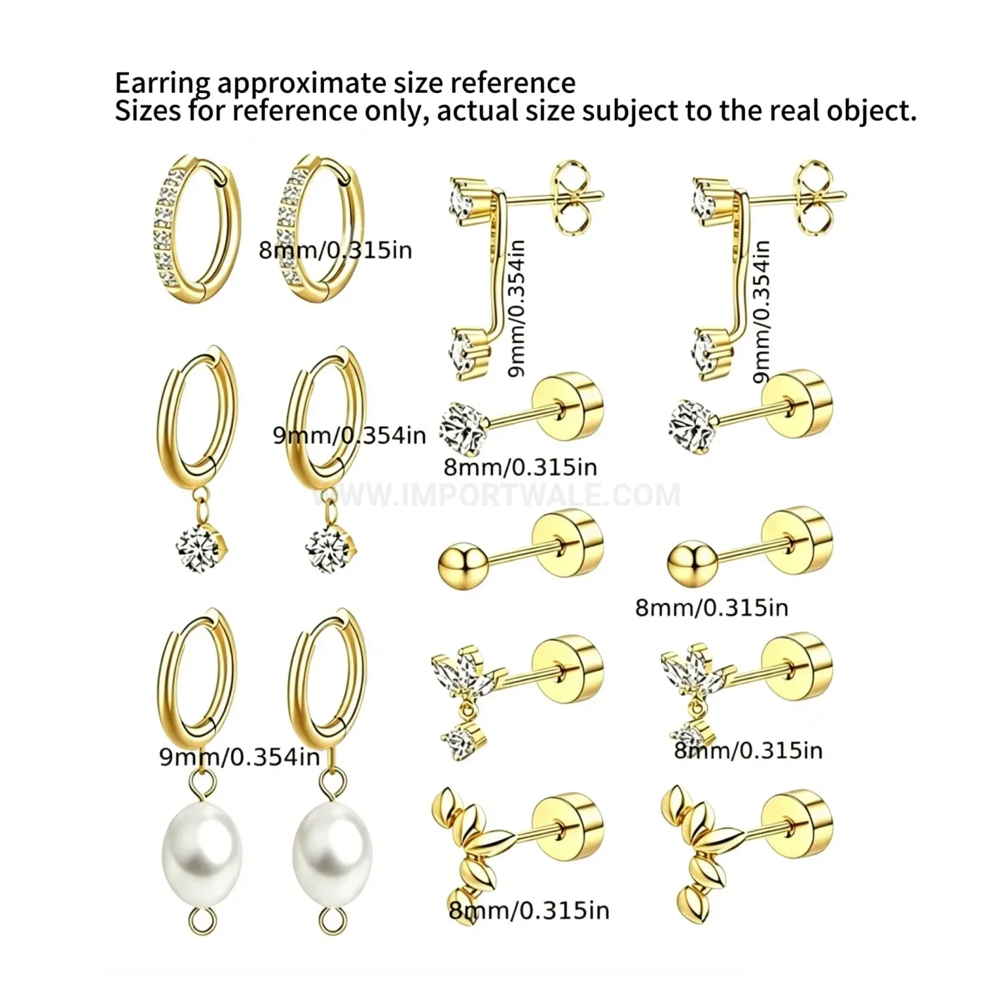 Chic Dangle Cubic Zirconia Stainless Steel Hoop Earrings