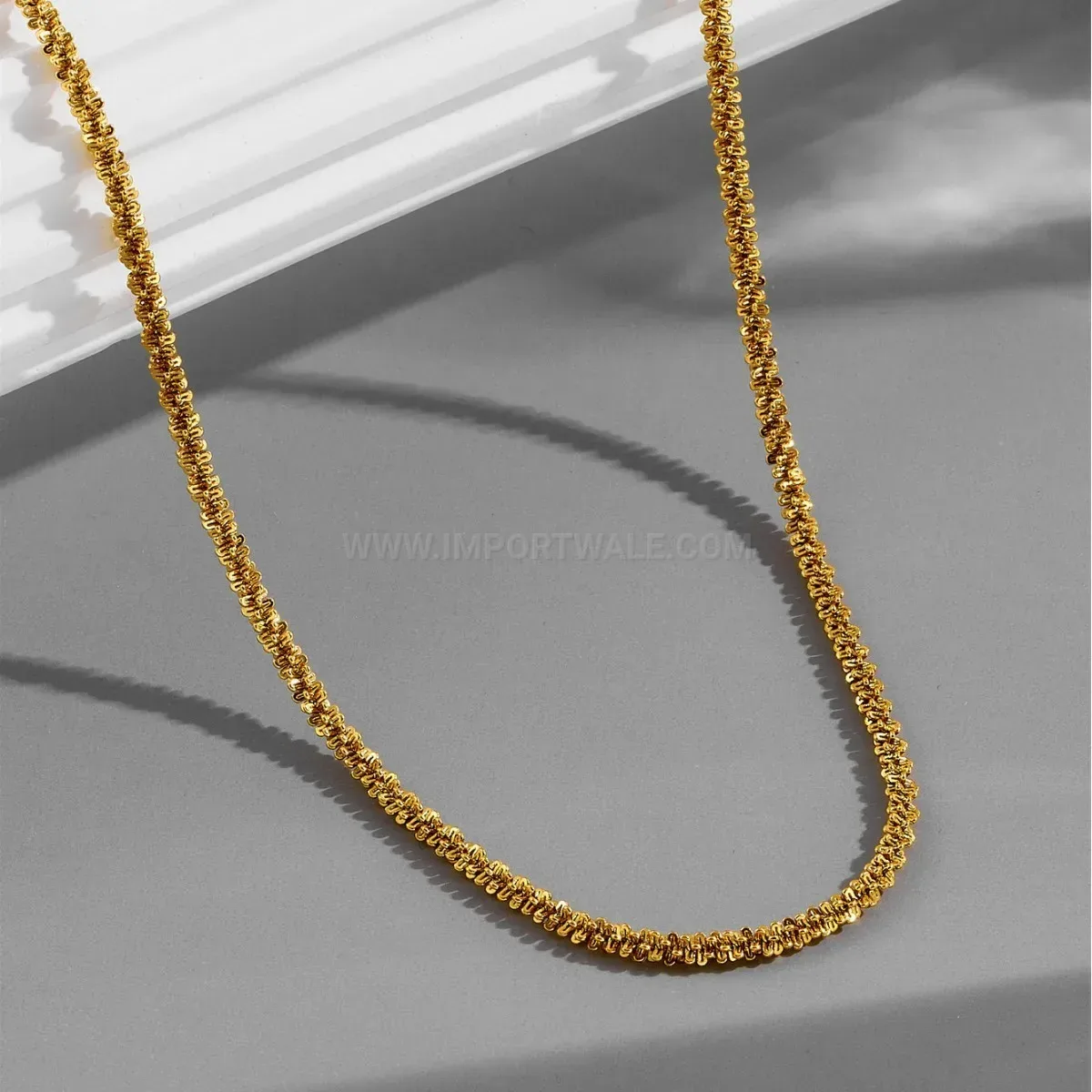 Modern Shimmering Stainless Steel Starry Chain Link Choker Necklace
