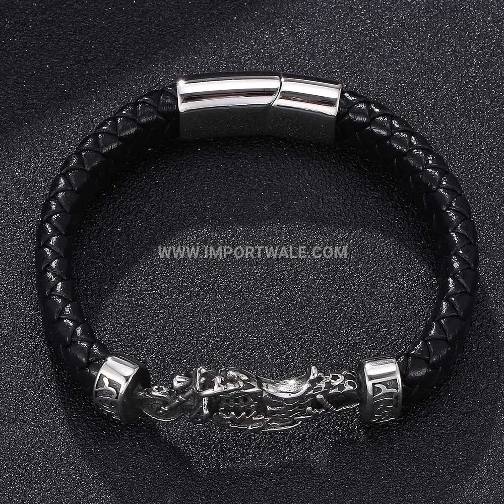 Triple-Row Magnetic Titanium Steel Unisex Energy Bracelet